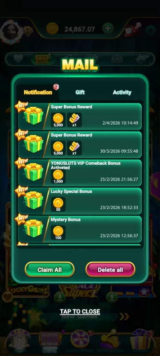 Yono Slots app screenshot