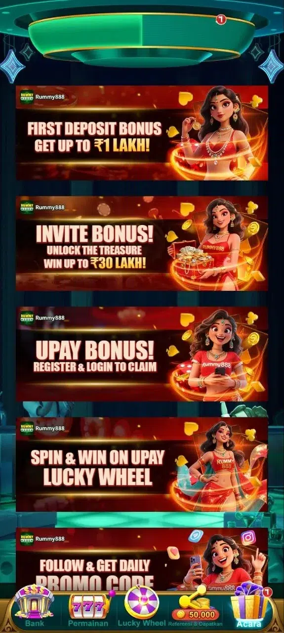 Rummy 888 APK screenshot - gameplay interface